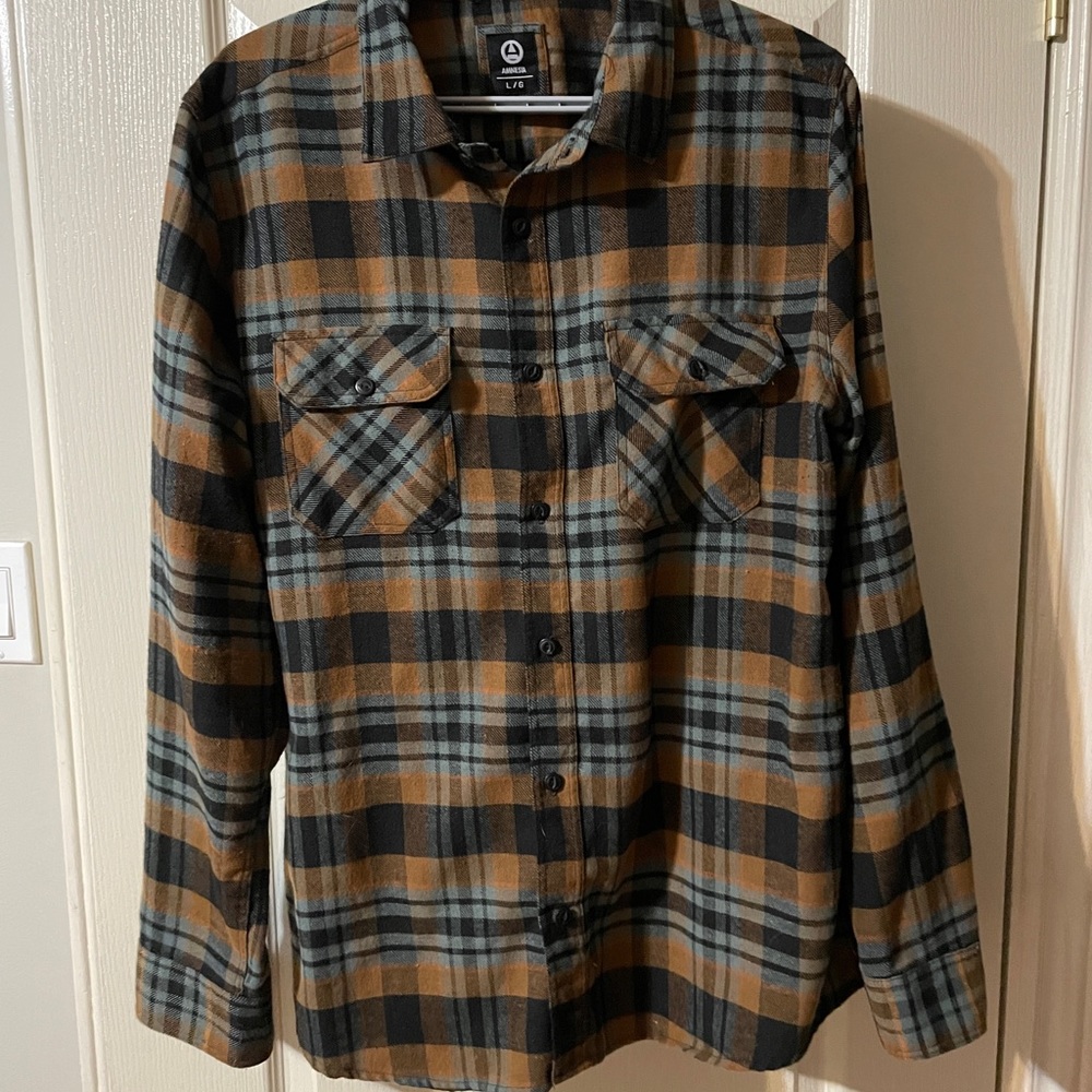 Plaid button down shirt - Men’s size large